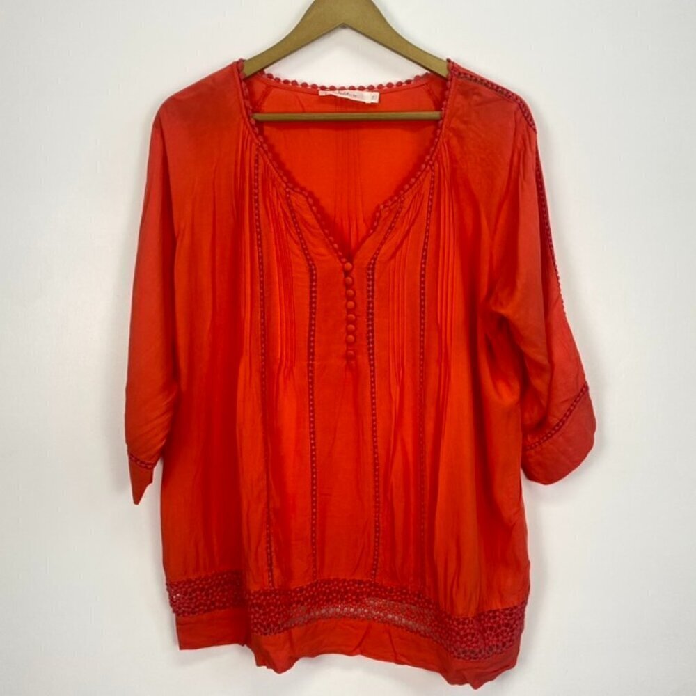 Solitaire Coral Boho Top